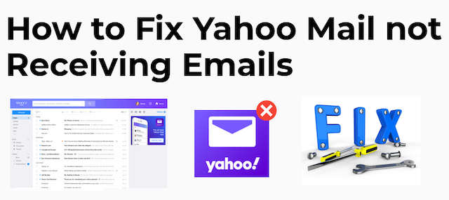 Yahoo Mail Not Receiving Email Messages